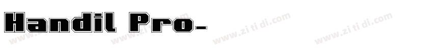 Handil Pro字体转换